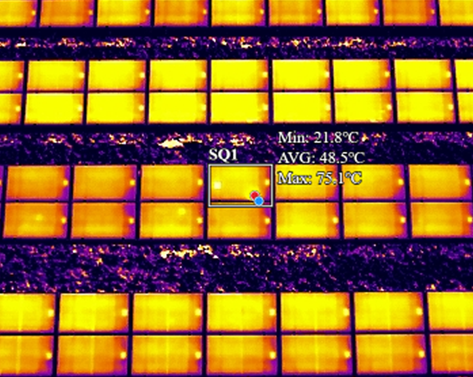 Wärmebild Farbpalette Iron-Hot